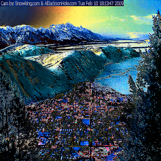 Jackson Hole & Grand Tetons, Wyoming  USA    02.10.2009    18:13:47