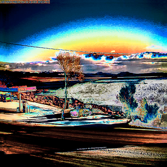 Route 395, Lee Vining, California  USA    01.26.2009    O8:O2:34
