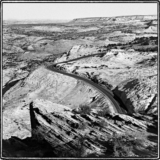 Highway near Escalante, Utah  1996